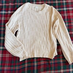 Z Supply Textured Cream Sweater